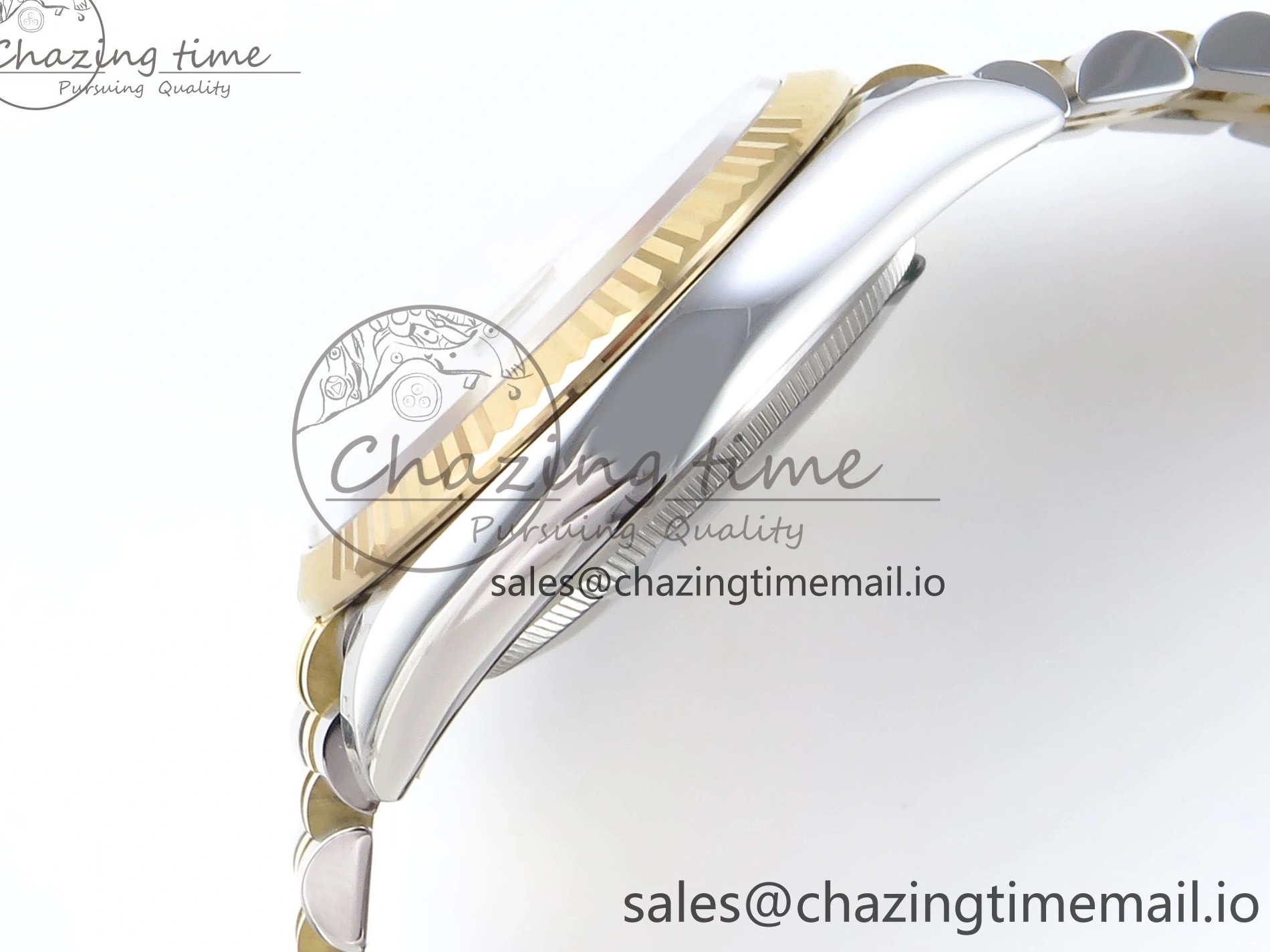 SS Dial YG EWEF Leaf Edition A3235 on Jubilee 126233 36 DateJust Best YG Bracelet 0501
